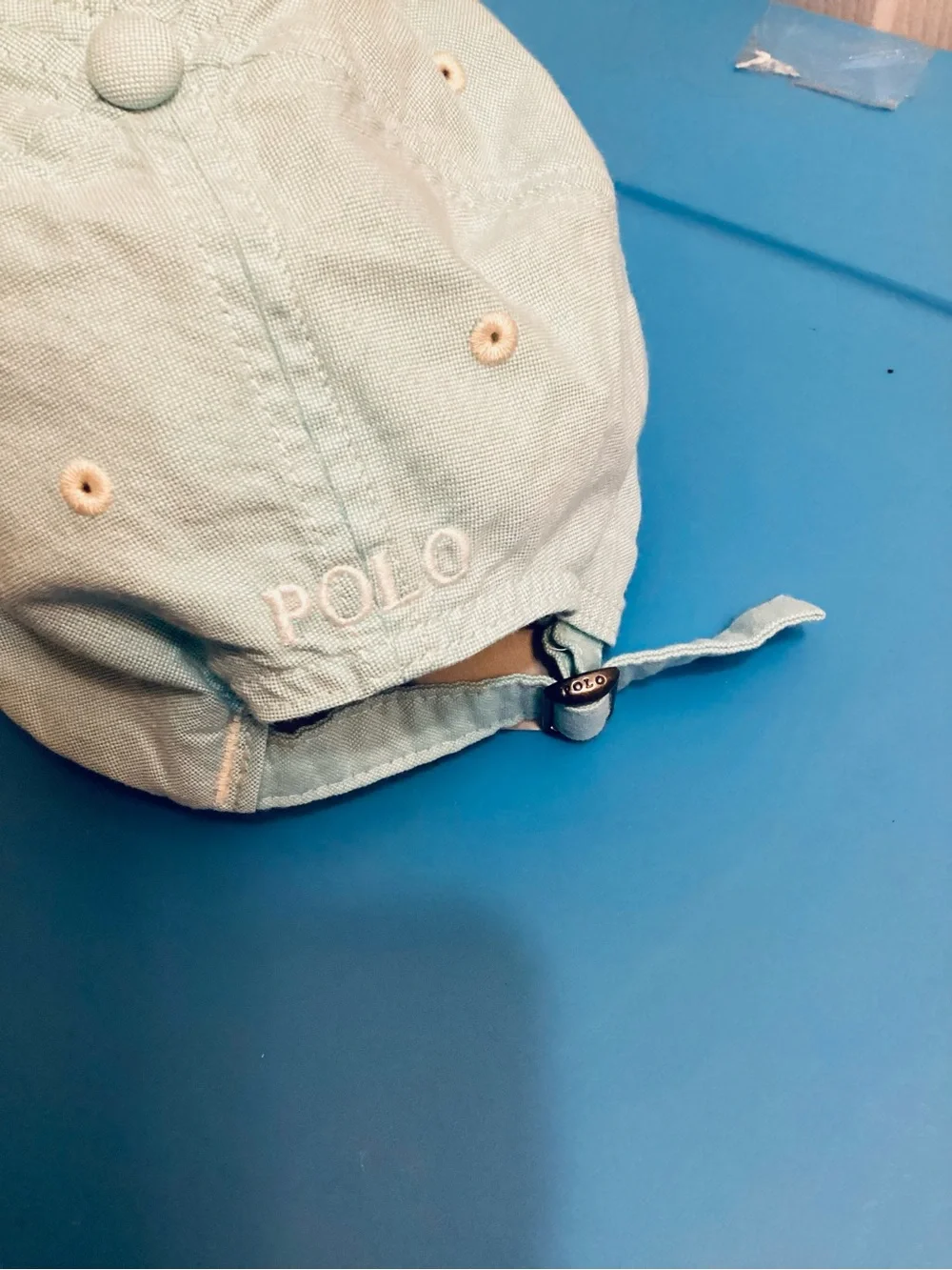 Polo by Ralph Lauren Light Mint Baseball Cap with Pony Logo